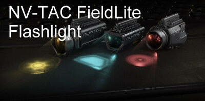 Star Citizen - NV-TAC FieldLite Flashlight (''Red'' / ''Yellow'' / ''Blue'' / Set)