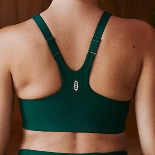 NUEVO CON ETIQUETAS $68 Sujetador Free People X Hatch Maternidad Cuello Cuadrado Talla Pequeña Jardín Verde - Imagen 2 de 11