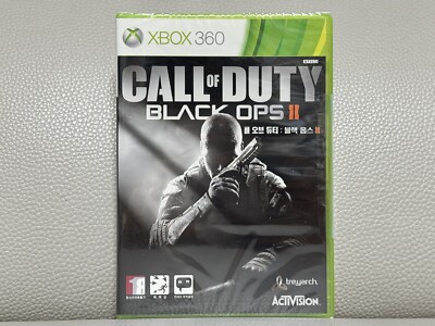SEALED Korean Call of Duty Black Ops 2 Xbox 360 Korean Version Korea Rare NEW!