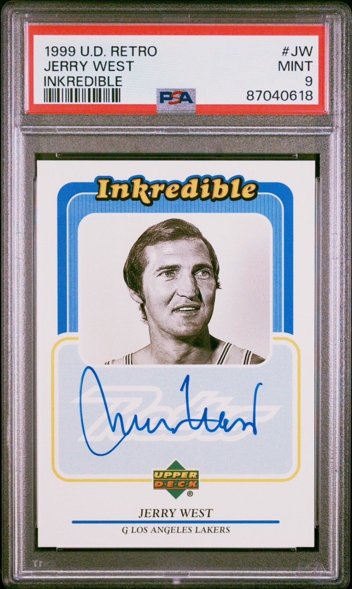 1999-00 Upper Deck Retro - Inkredible Jerry West #JW (AU) for sale