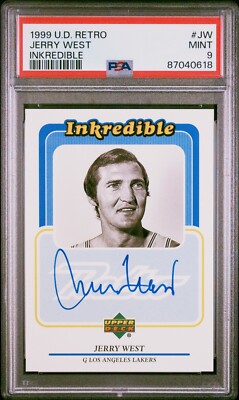 1999-00 Upper Deck Retro - Inkredible Jerry West #JW (AU) for sale