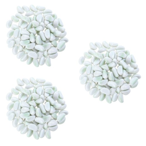 3pcs Bags Pebble Crystal Glass Stone Artificial Polished Sand Stone