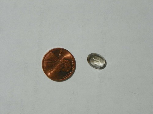 kornerupine 2.60 Carats 8.1x11.2x3.8 MM Oval Faceted grey Eye Clean - Picture 2 of 2