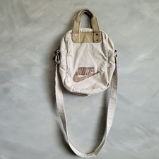 Nike Vintage 90’s Crossbody Bag Solo Swoosh Japanese Style Leather Handle 11x12