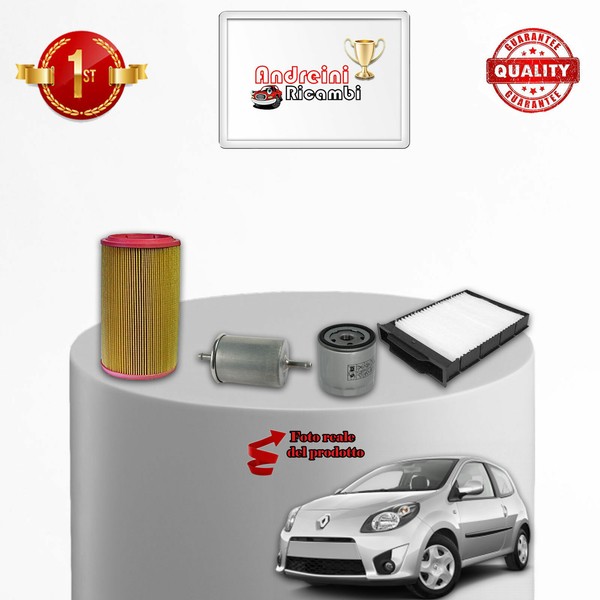 Set Service 4 Filter Renault Twingo Ii 1.2 43KW 58CV Von 2007->-image