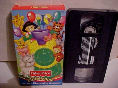 Fisher-Price Little People V.3 - Discovering Animals (VHS, 2001) 5 mini ...