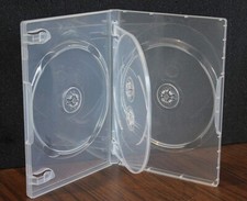 New 20 MegaDisc Clear 4 Discs DVD Replace Case Box 14 mm Holder w Flap Premium