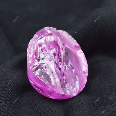 CERTIFIED Pink Zircon Natural Uncut Rough Loose Gemstone 73.40 Ct