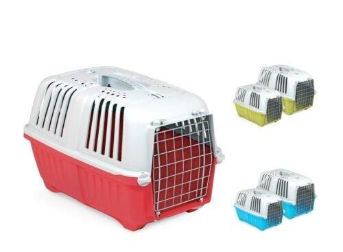 Trasportino Pratiko 2 Metal Per Cani E Gatti Da Viaggio Trasporto 55x36x36h