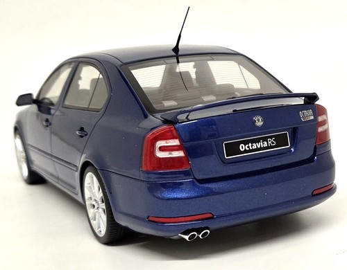 Modellino auto Otto 1/18 Skoda Octavia RS 2.0 TFSI corsa blu metallizzato scala resina '06 - Foto 5 di 8