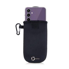 GENUINE INVENTCASE BLACK NEOPRENE POUCH CASE FOR SAMSUNG GALAXY S23 FE