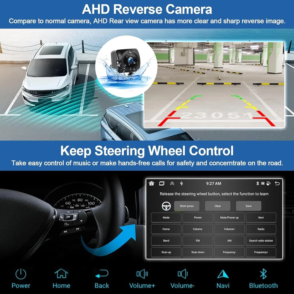 Android 13 For Ford Fiesta 2006 2007 2008 Apple CarPlay Car Stereo BT GPS Radio - Image 2 of 4