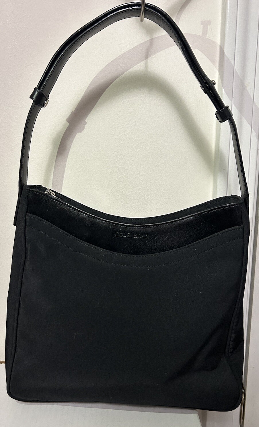 Cole Haan Designed For Estee Lauder Black Hand Bag Nylon