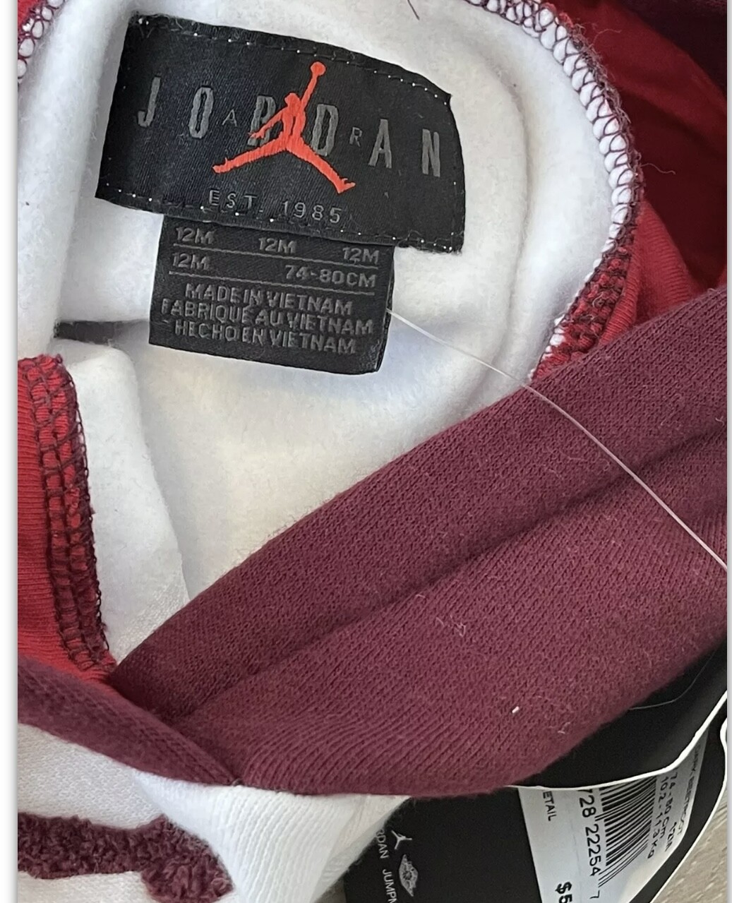 Nike Toddler Girls 2PC Hoodie & Leggings Set White/Dark Red/Red/Pink 