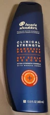 Head & Shoulders Clinical Dandruff Defense, Dry Scalp Rescue Shampoo. 13.5 Fl Oz