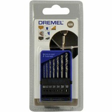 Dremel 628 Precision 7 Bit Set 0.8mm 1.2, 1.6, 2.0, 2.4, 2.8 ,3.2mm 261506283