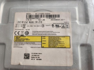 DVD Writer Model SH-216AB/DEBHF