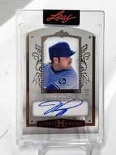 2025 MIKE PIAZZA #'d 2 /5 Leaf Sports Heroes Hall Heroes AUTO HOF SSP Encased SP
