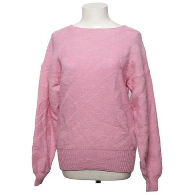 Strickpullover, Größe: S/M, Pink, Zopfstrick, Damen #7yi