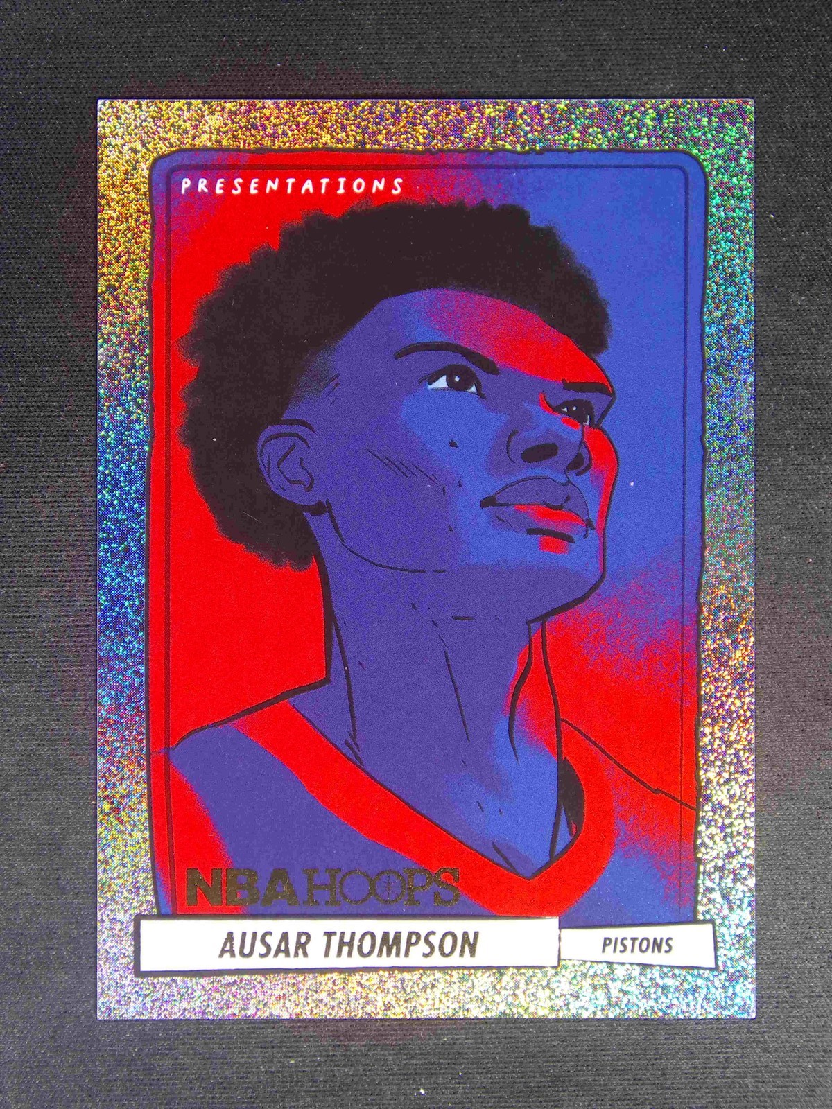 2023-24 Panini NBA Hoops Ausar Thompson #17 RC Rookie Presentations SSP