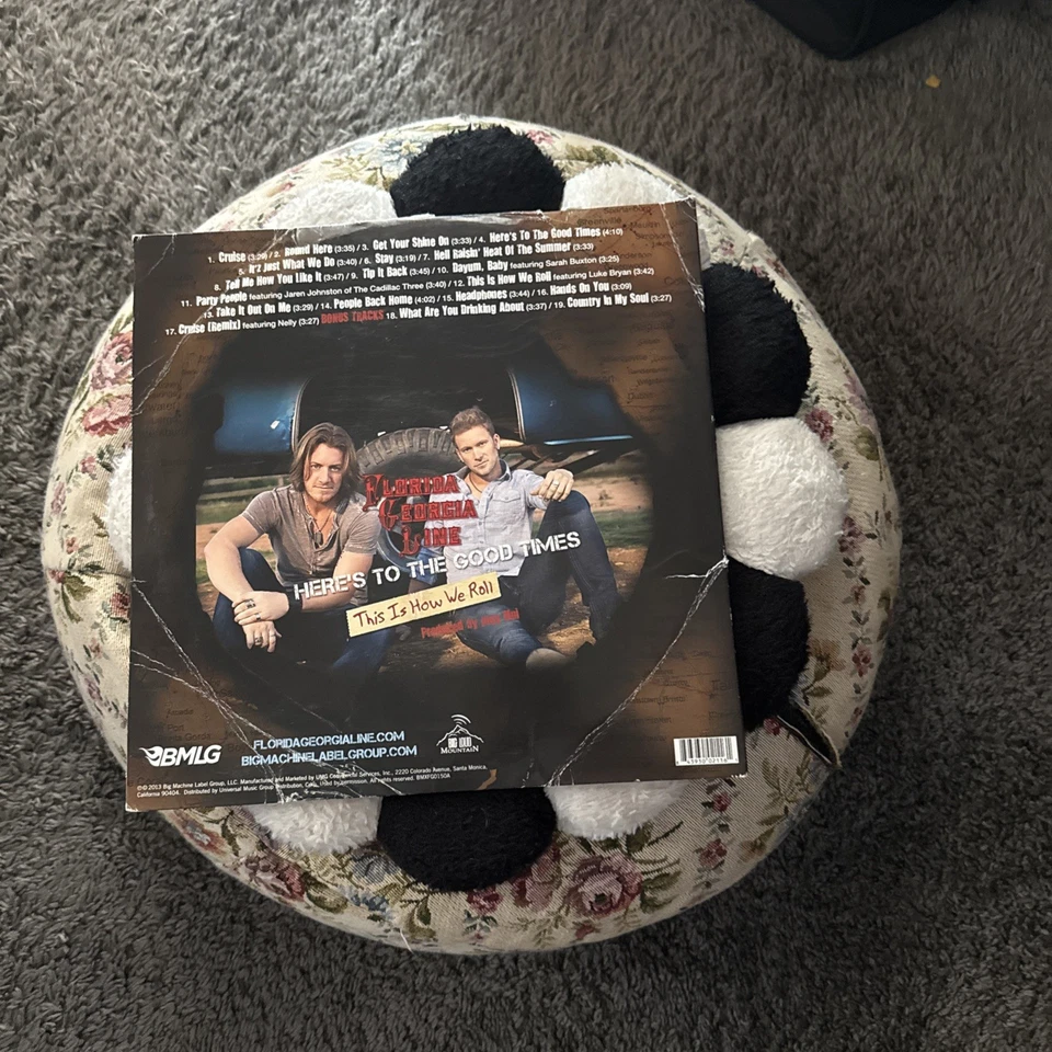 Florida Georgia Line Vinyl LP Here's To The Good Times Country Album 2013 - Image 2 of 4