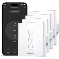 Maxcio Rollladen Zeitschaltuhr WLAN smart kompatibel Alexa Google Home Touch sch
