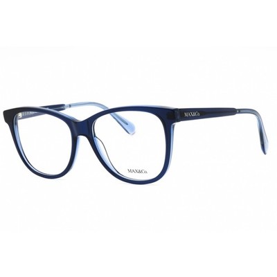 Max & Co. Women's Eyeglasses Blue/Other Acetate Cat Eye Shape Frame MO5075 092