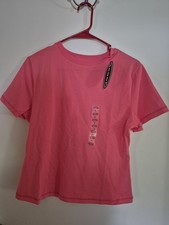 Scoop, Women's sz XL Tee Top, Short Sleeve, Coral Passion, Stretchy NWT