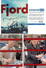 Sebastian Stan & Cristian Mungiu signed "FJORD" 8x10 Photo PROOF b ACOA COA