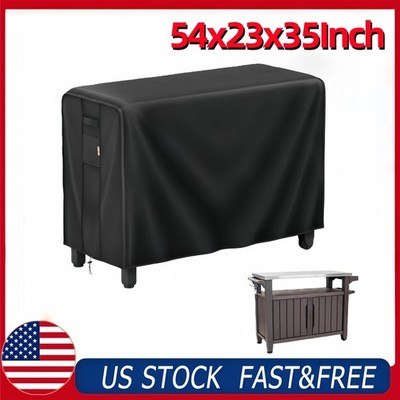 Waterproof Prep Table Cover Fits Keter Unity XL 54x23x35 Outdoor Cart