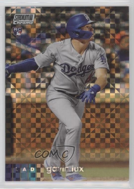 2020 Topps Stadium Club Chrome X-Fractor Gavin Lux #298 0f5t