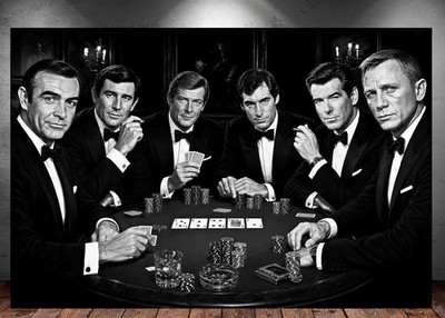 LEINWAND BILD ER XXL ABSTRAKT POKER COLLAGE LAS VEGAS WAND POSTER P2511-2512