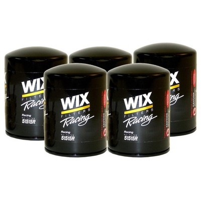 Wix 51515R Engine Oil Filter Replacement Kit, Spin-On, 5 Pieces
