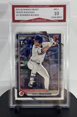 2024 Bowman Draft Travis Bazzana 1st Bowman Rookie Card #BD-1 Gem Mint 10