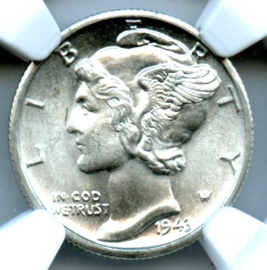 MS 66 Graded 1943 Year Mercury Dimes (1916-1945) for sale | eBay