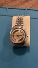 Timex Men's Electronic Calendar Day Date Watch Silver Tone Bracelet