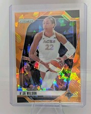2024 Panini Prizm WNBA - A'ja Wilson #86 Orange Ice Prizm