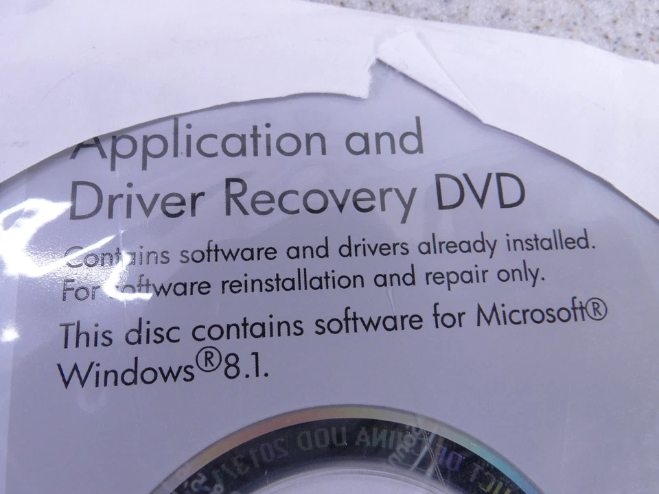 HP Driver Recovery DVD Windows 10 - EliteBook 840, 850,  G1, Zbook 14 Mobile - Image 3 of 4