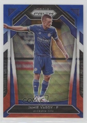 2020 Panini Prizm Premier League Retail Red White & Blue Jamie Vardy #133 1e2r
