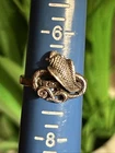 Vintage snake ring animal band size 7 sterling silver women or Men 5 grams