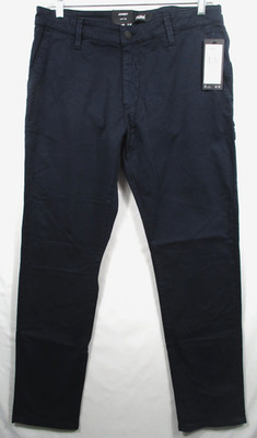 -NWT Mavi JOHNNY Slim Leg Men's Pants Dark Navy Twill Sz 35x32