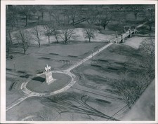 1946 Boston Carlton Hotel Leslie Jones Sky View Statue Press Photo 7x9