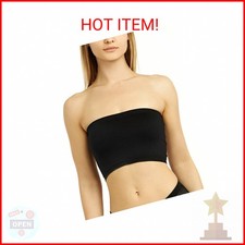 2 Women Seamless Strapless Bra Bandeau Fit Fashion Tube Top Sport Bra Yoga Shirt