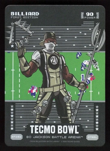 Bo Jackson Battle Arena Tecmo Bowl 2026 Billiard Battlefoil Steel Hilliard