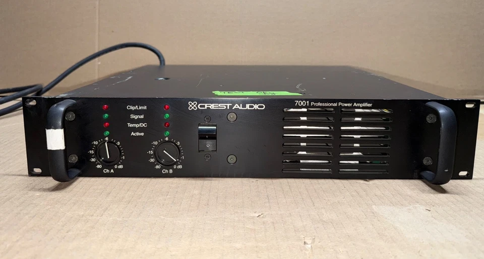 CREST AUDIO 7001 PROFESSIONELLE ENDSTUFE - GETESTET