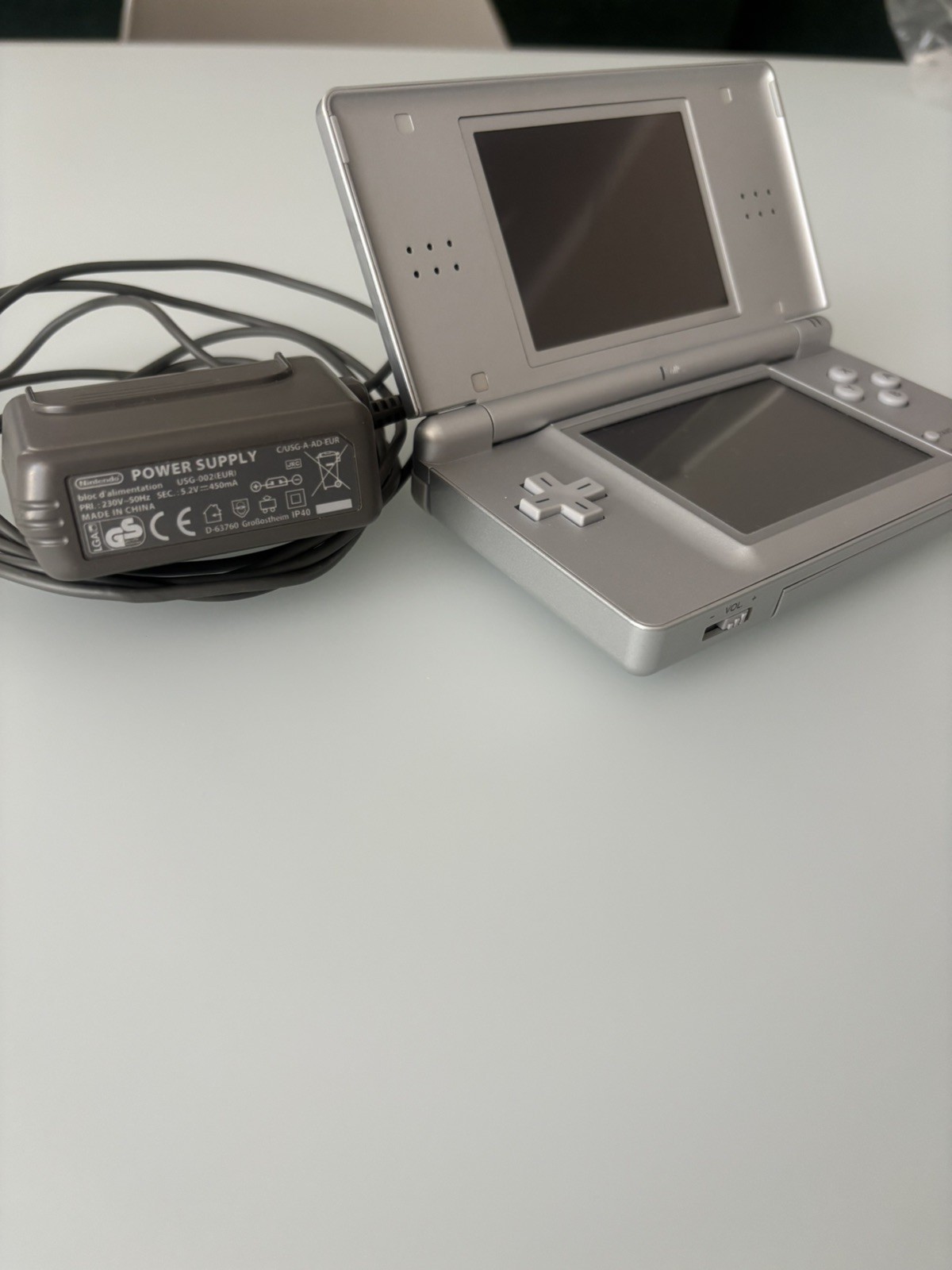 Nintendo DS Lite Silver Argento Grigio ◻️ con caricatore