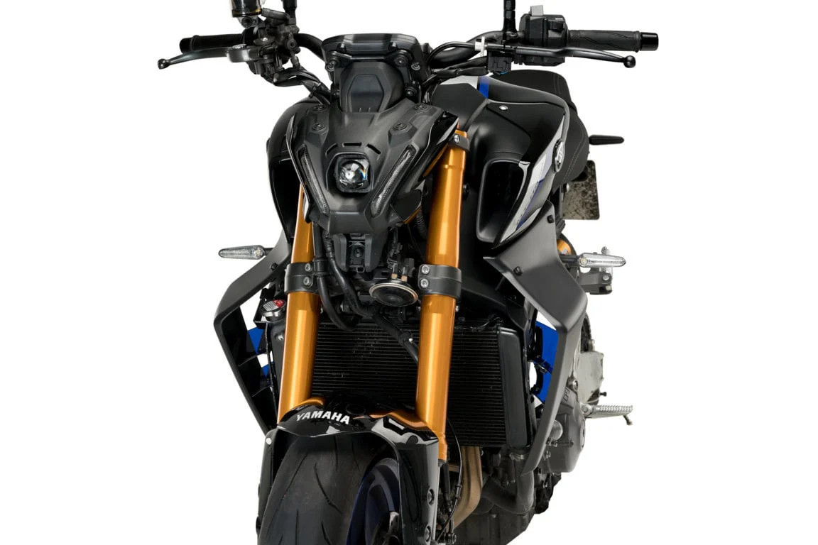 Puig Side Downforce Wings | Blue | Yamaha MT-09 SP 2021>2023