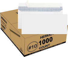 10 Security Self-Seal Envelopes, No.10 Windowless Bussiness Envelopes, Security