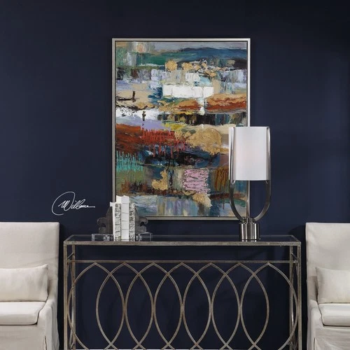 Uttermost 37005 Fiesta 37 1/4"W Abstract Bold Hand Painted Canvas - MultiColor - Picture 5 of 5