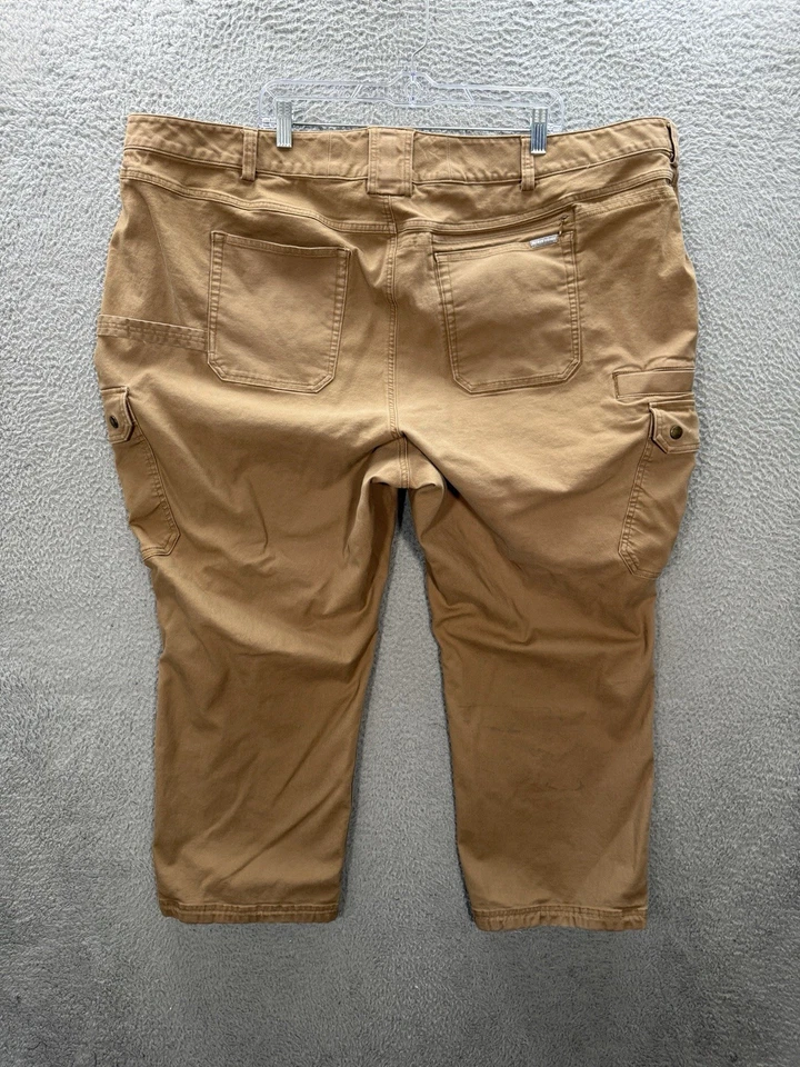 Duluth Trading Co Pants Womens 30Wx29 Brown Flex Fire Hose Cargo Curvesetter - Image 2 of 4